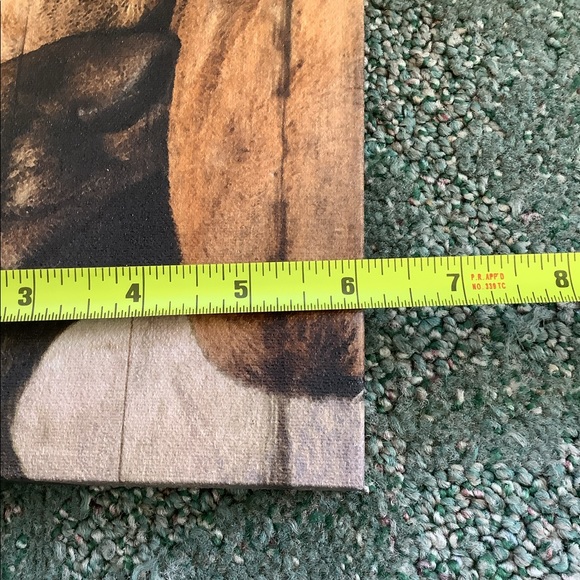 Mother and baby moose canvas/wood picture - Picture 6 of 6